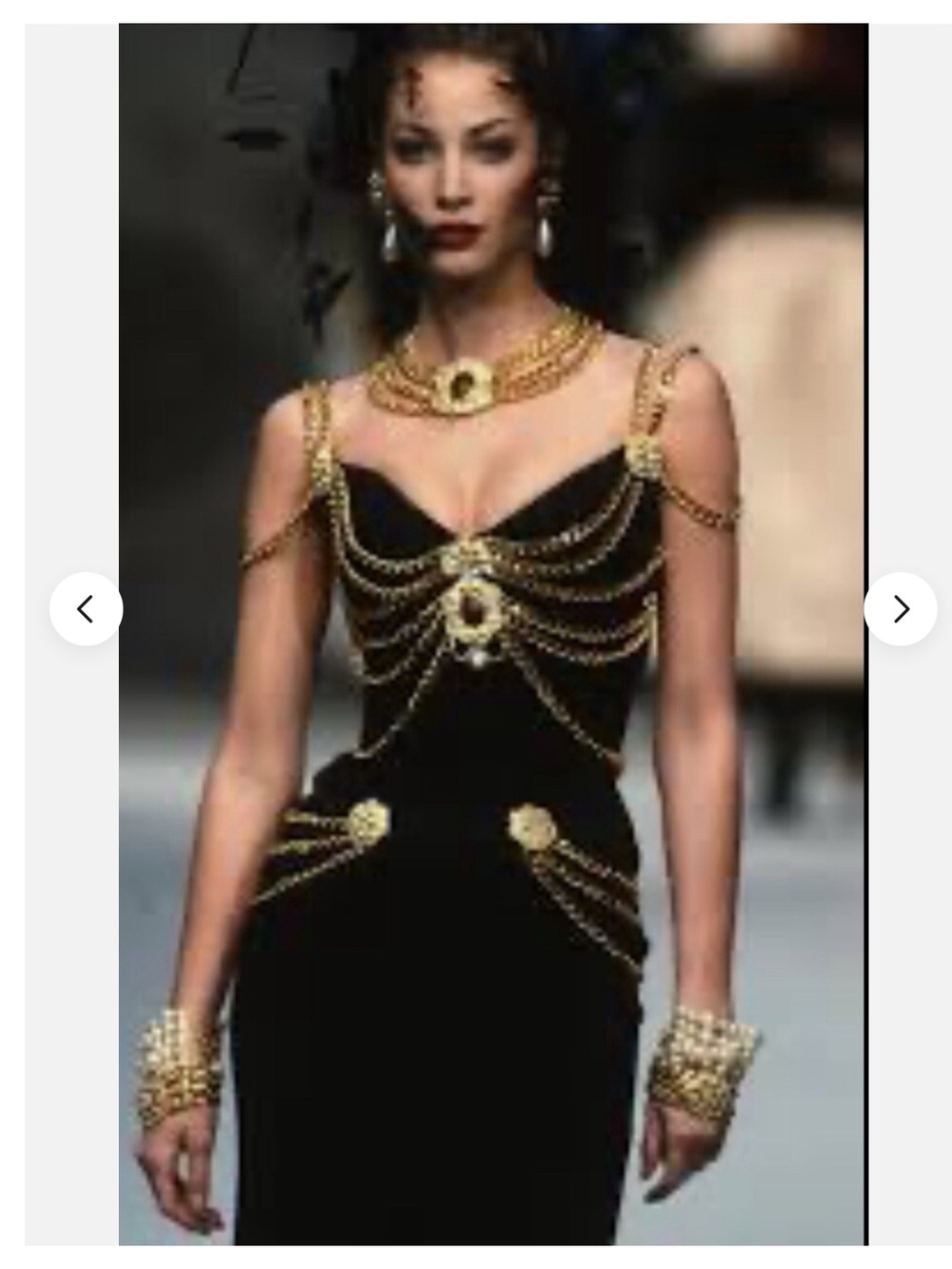 Runway lux jewel bandage gala dress